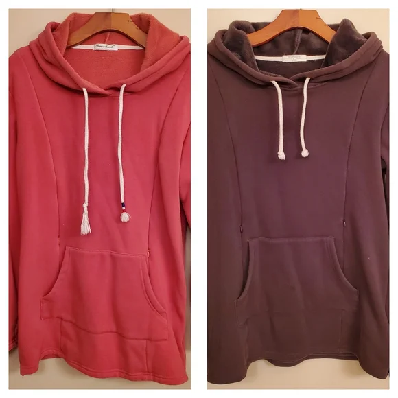 BEARSLAND 2 nursing sweatshirt hoodie SIZE M - Picture 1 of 16